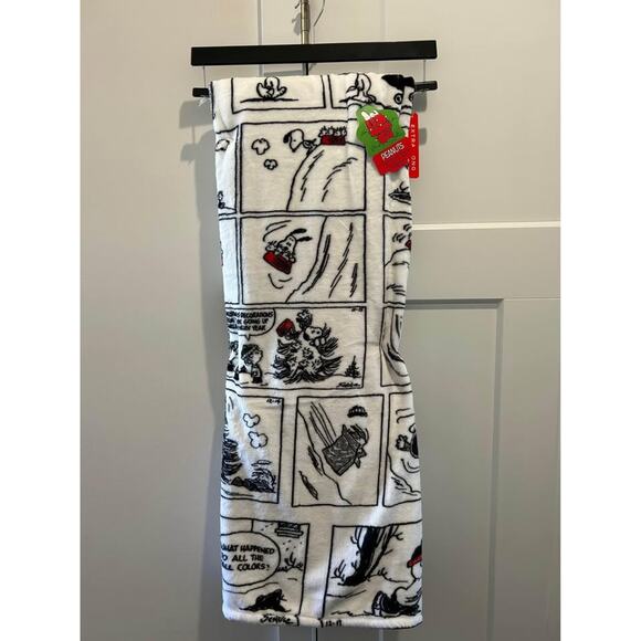 Peanuts Snoopy Throw / Blanket - Comic Strip - BRAND NEW - Picture 1 of 6